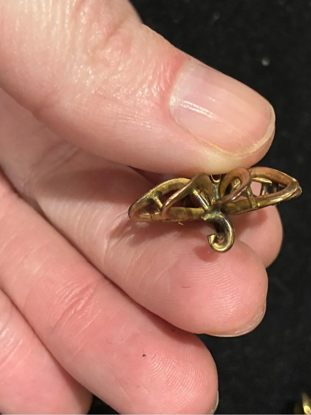Antique Victorian Gold Filled Brooch